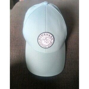 Gymshark Lifting Club hat round rubberized logo patch Blue strap Iceburg Legacy